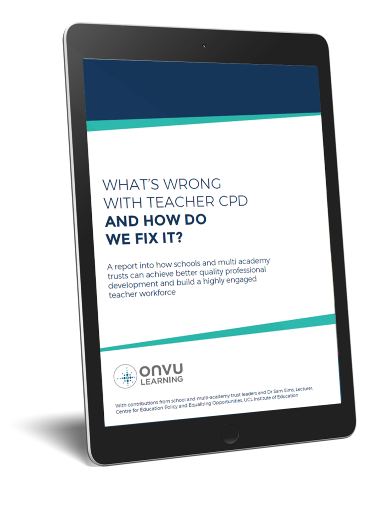 CPD White paper web page on a tablet device